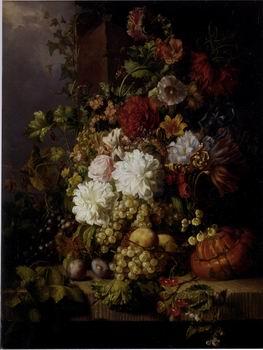 unknow artist Floral, beautiful classical still life of flowers.107